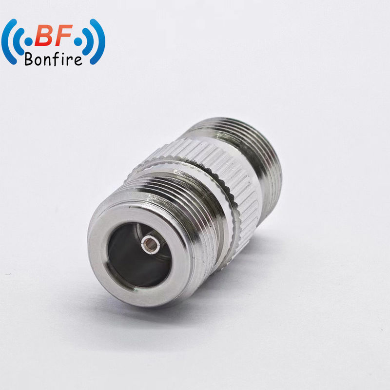 DC-4GHz χαμηλής απώλειας RF Connector Telecom Μέρος 4.3-10 Γυναίκα προς N Γυναίκα -155dbc 0.040kg